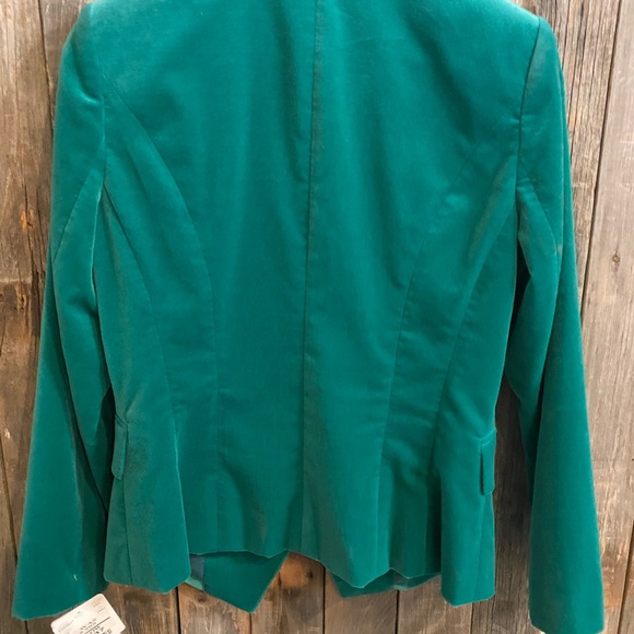 Don Caster Kelly green velvet blazer 10P - Picture 2 of 10